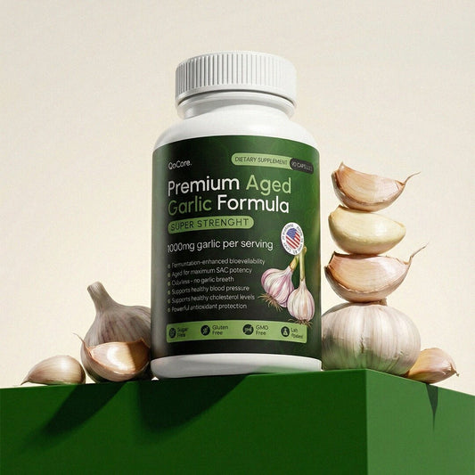 Premium Aged Garlic – 1,000mg of Pure Circulation Support in Every Serving